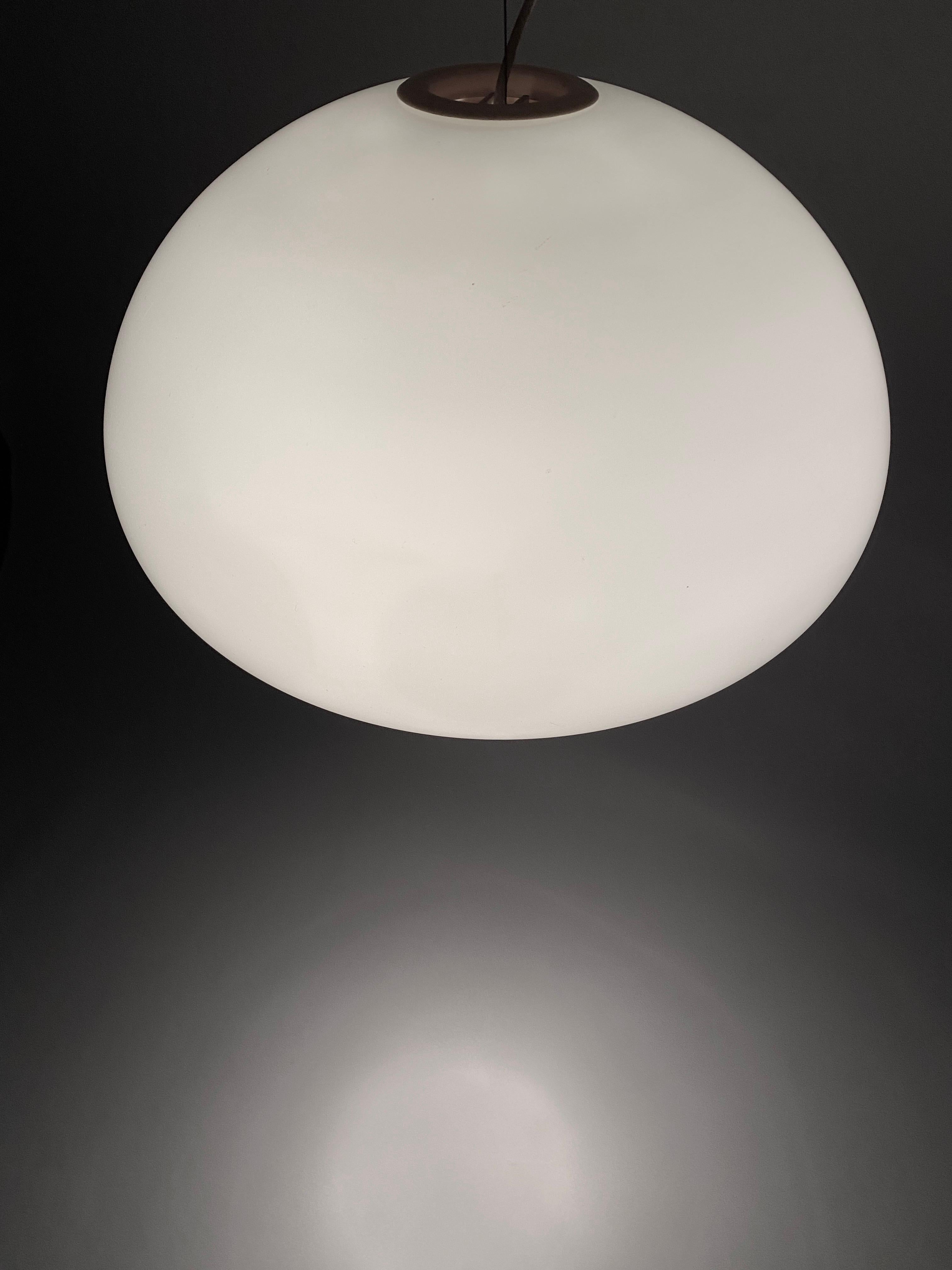 Black and White Pendant by Achille and Pier Giacomo Castiglioni for Flos For Sale 7