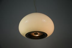 "Black and White" Pendant Lamp by Castiglioni Brothers for Flos, 1960s