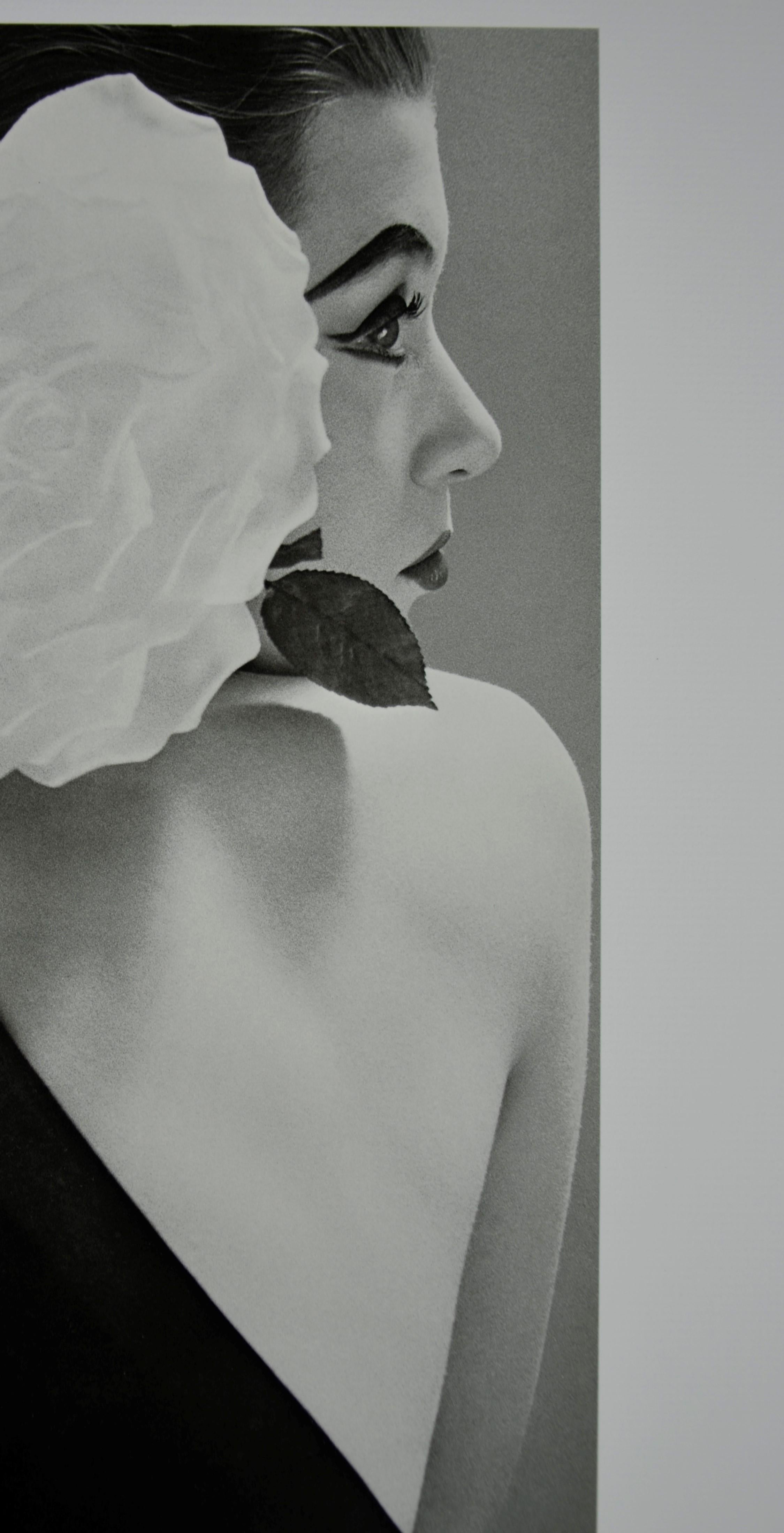 Black and White Photo by Richard Avedon “Barbara Mullen” 1951 Sheet-Fed Gravure For Sale 4