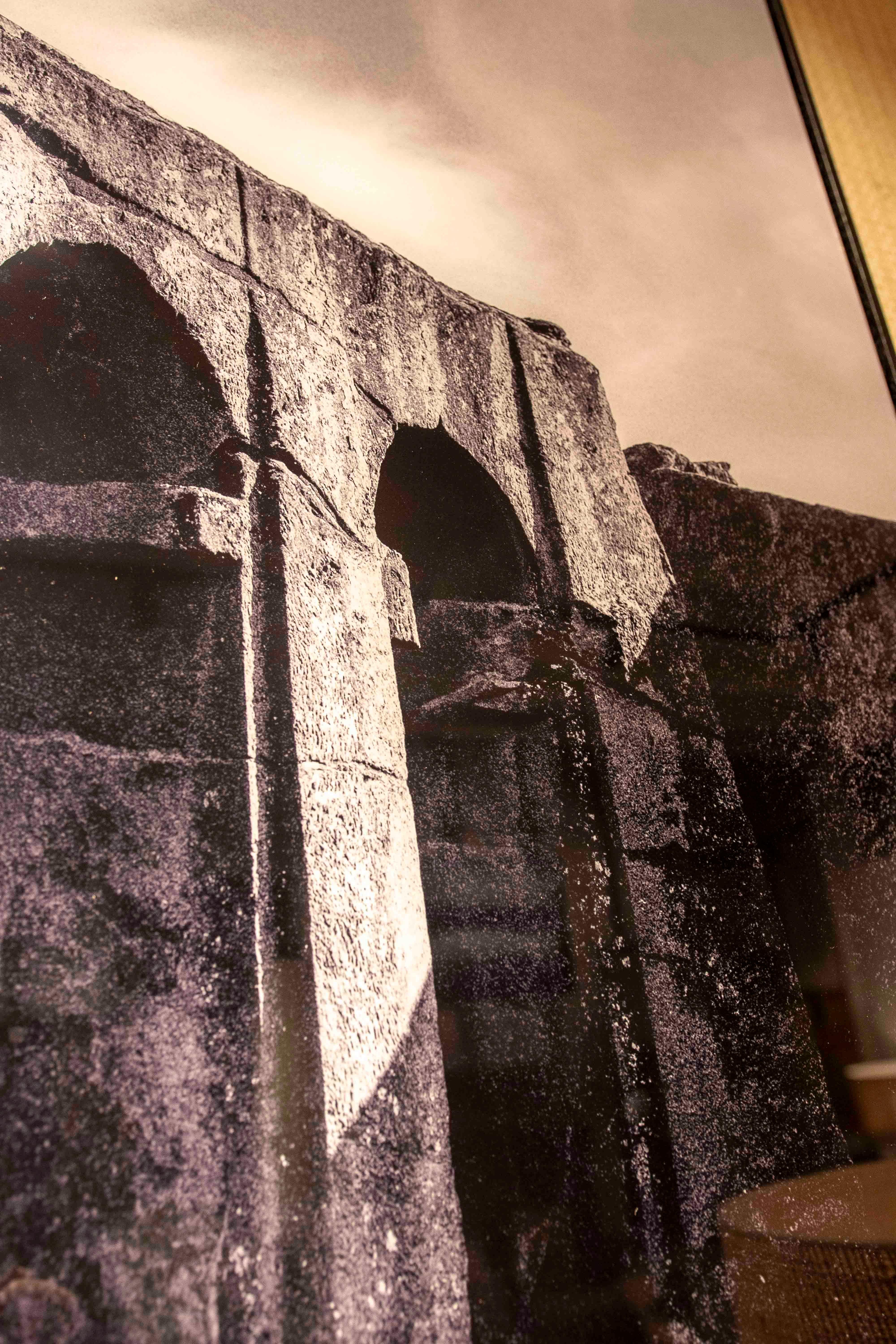 Black and White Photograph of the Rock Churches of Lalibela, Ethiopia For Sale 2