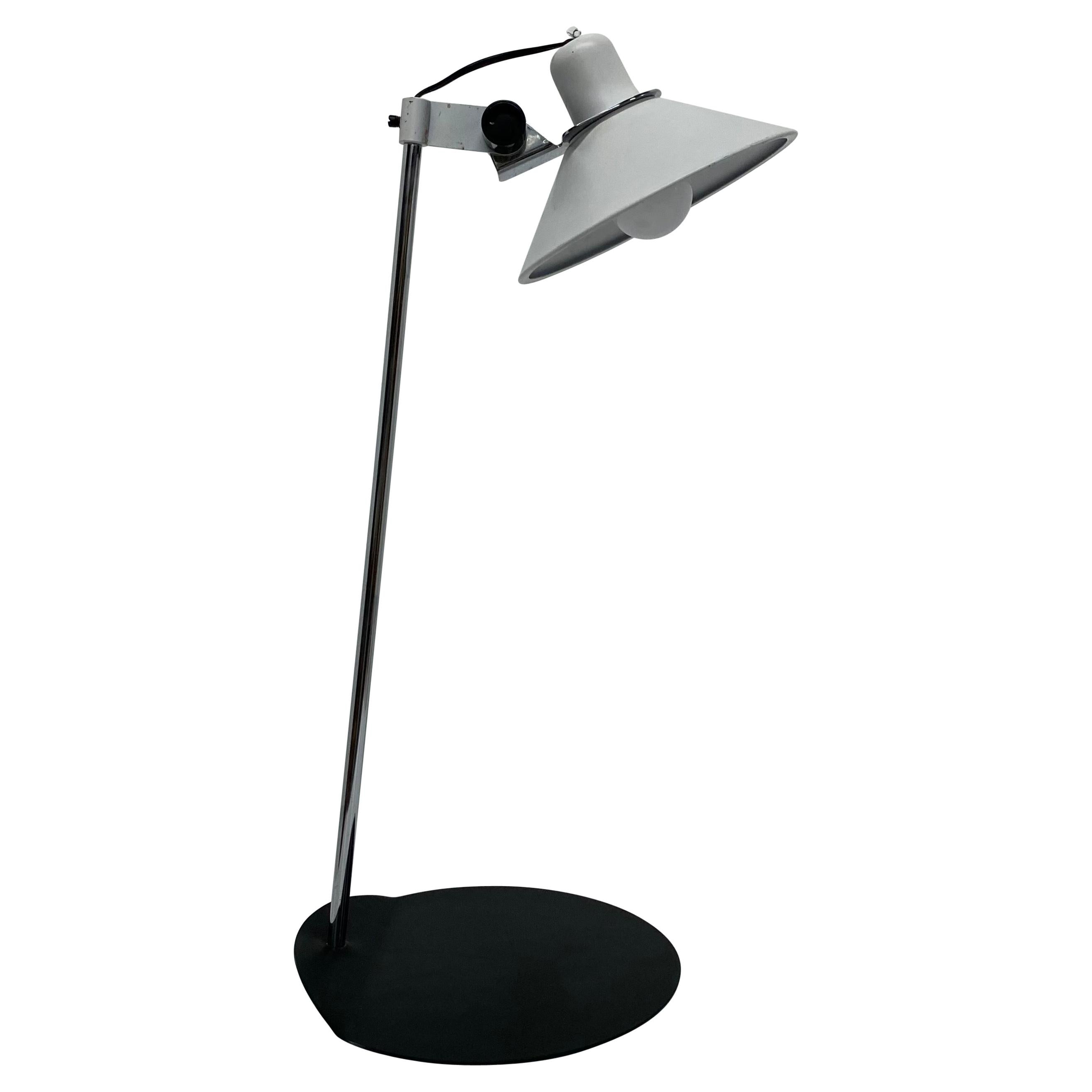 Lampe de bureau postmoderne en noir et blanc