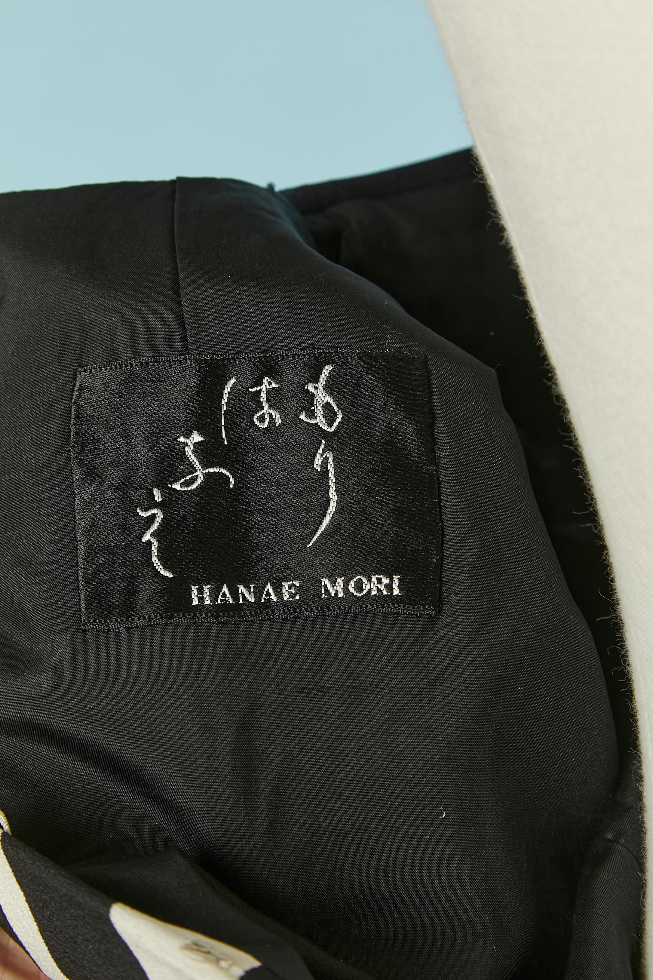 Black and white printed jumpsuit HANAE MORI For Sale 5