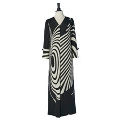 Black and white printed jumpsuit HANAE MORI