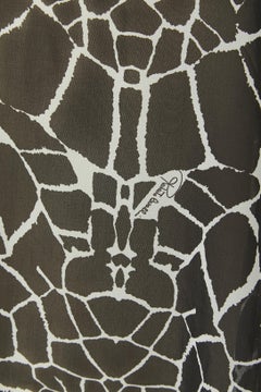 Black and white printed poncho ROBERTO CAVALLI Beachwear New with tag