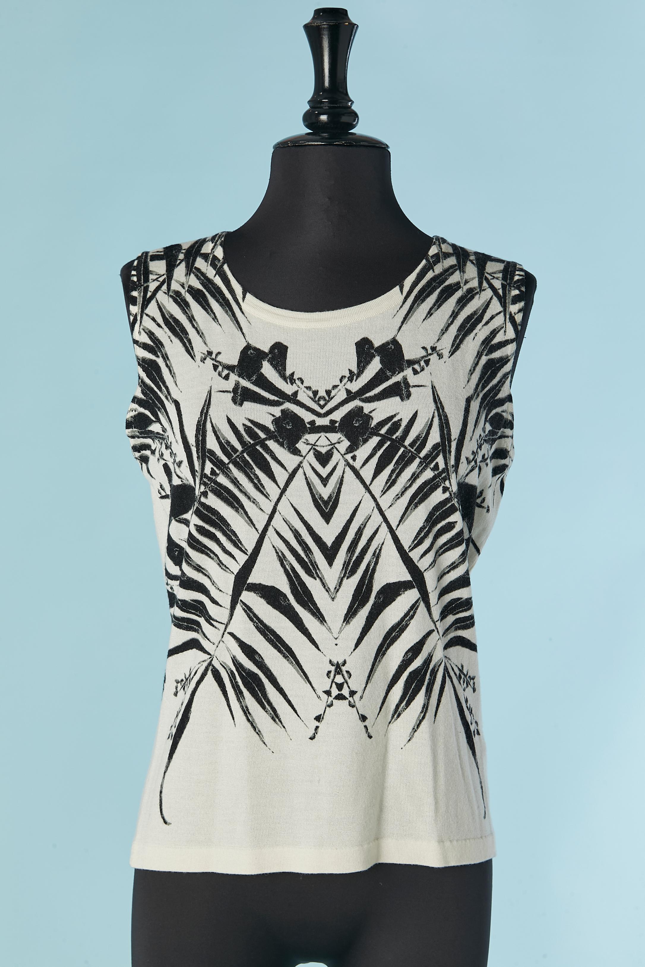 Black and white printed Twin-set ESCADA For Sale 2