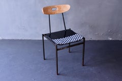 Black and White Side or Desk Chair by Atelier Staab Entitled "Peak of a Century"