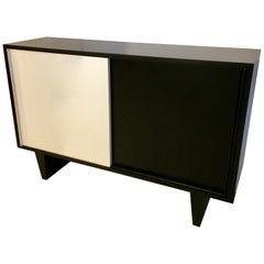 Black and White Sideboard by De Coene Courtrai, Belgium, 1955