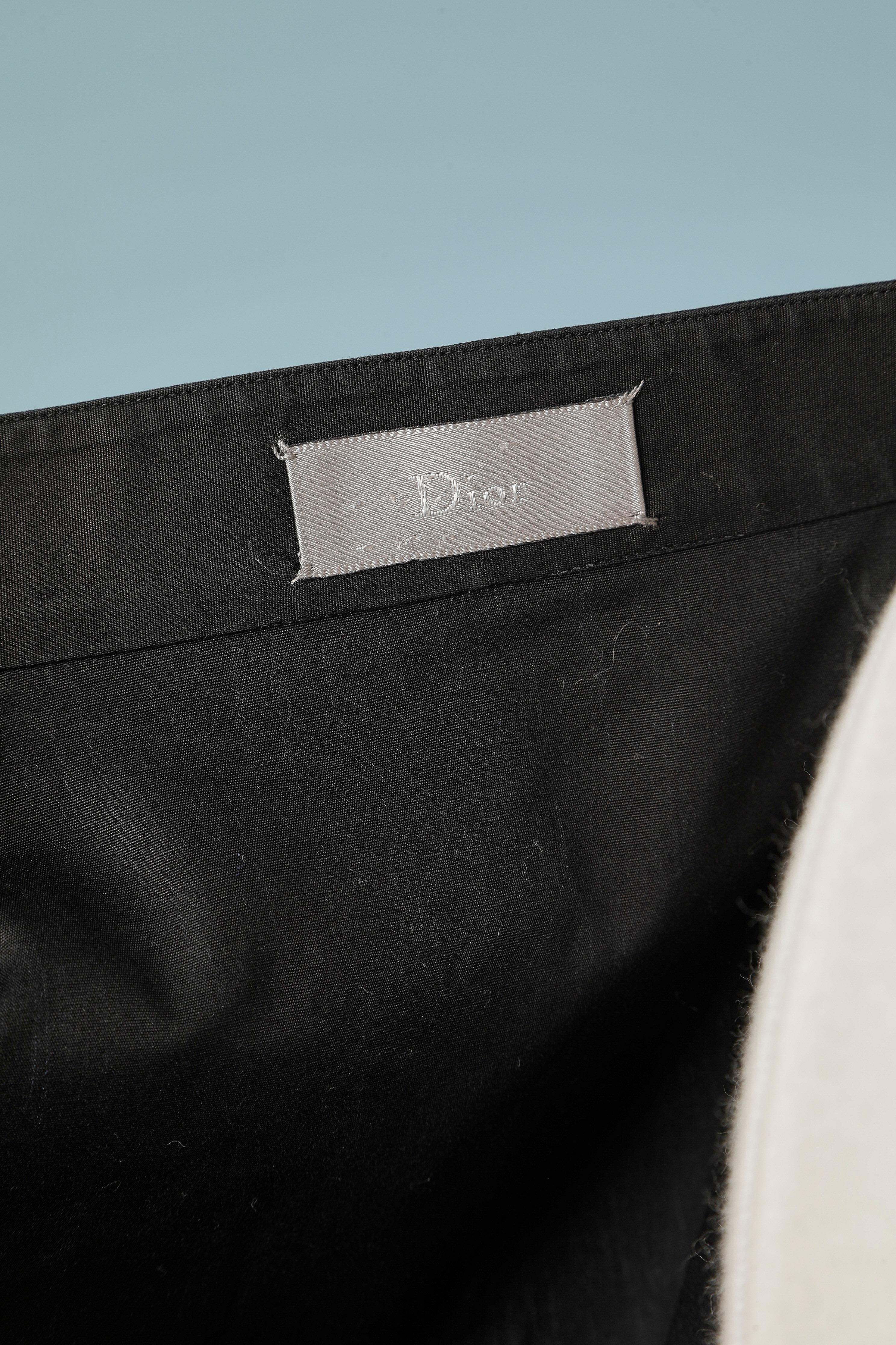 Schwarz-weißes Smokinghemd Dior  im Angebot 2