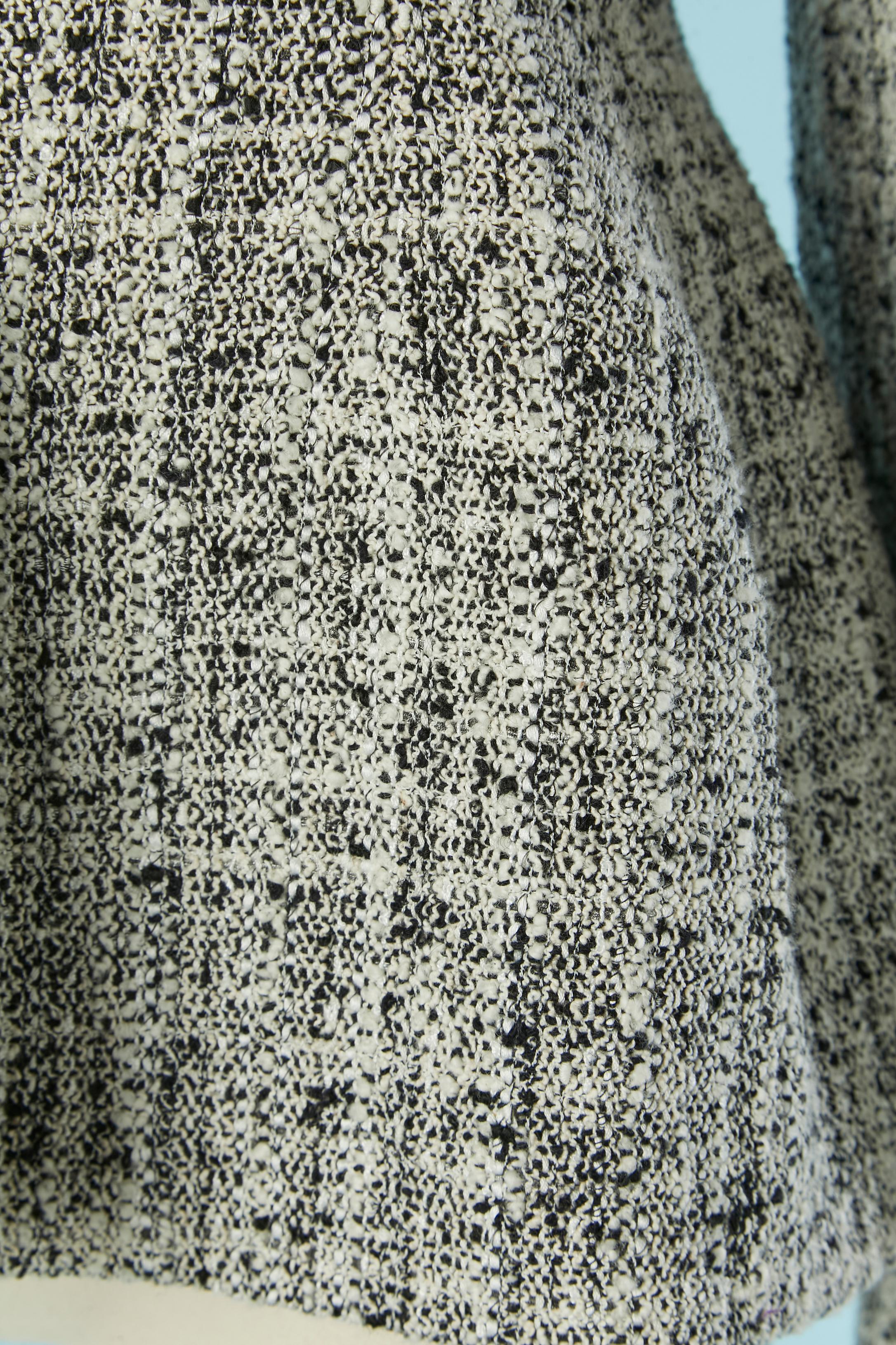 Black and white Tweed Bar jacket CHRISTIAN DIOR by Maria Grazia Chiuri In condizioni Nuovo in vendita a Saint-Ouen-Sur-Seine, FR