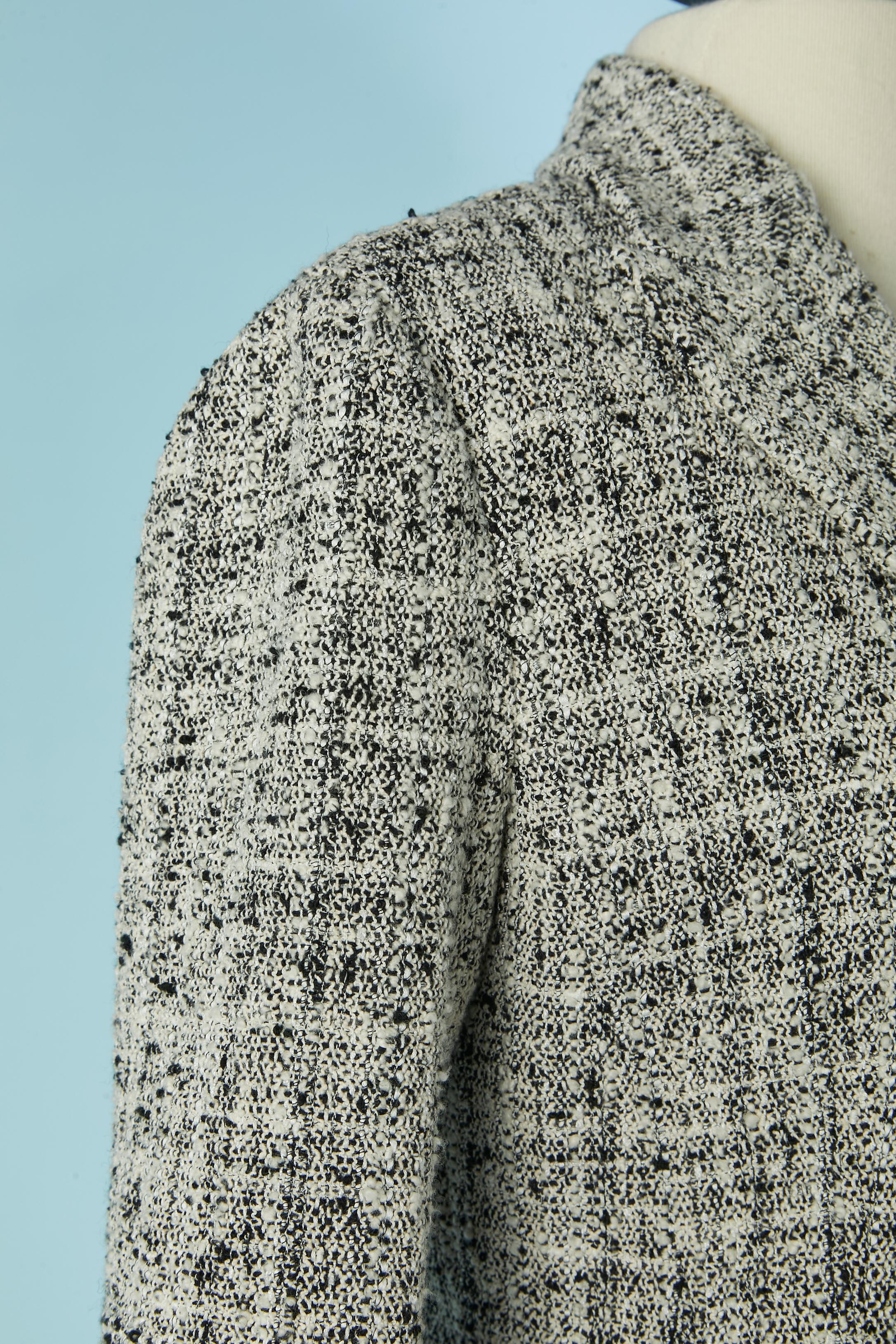 Donna Black and white Tweed Bar jacket CHRISTIAN DIOR by Maria Grazia Chiuri in vendita