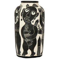 Black and White Vase by Ledesma