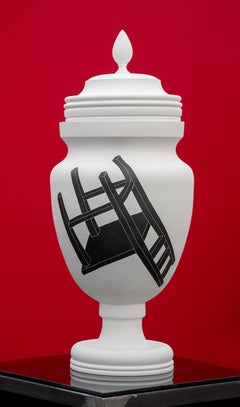 Black and White Vase by Milan Pekař