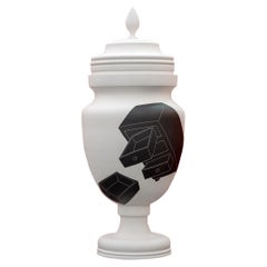 Black and White Vase by Milan Pekař