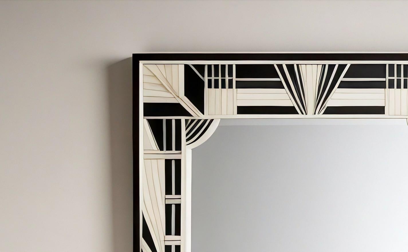 Eleva tu Space con Elegancia Intemporal

Transforma tus interiores con la cautivadora belleza de nuestro espejo de pared inspirado en el Art Deco, una exquisita fusión de artesanía tradicional y sofisticación moderna. Este espejo, diseñado para ser