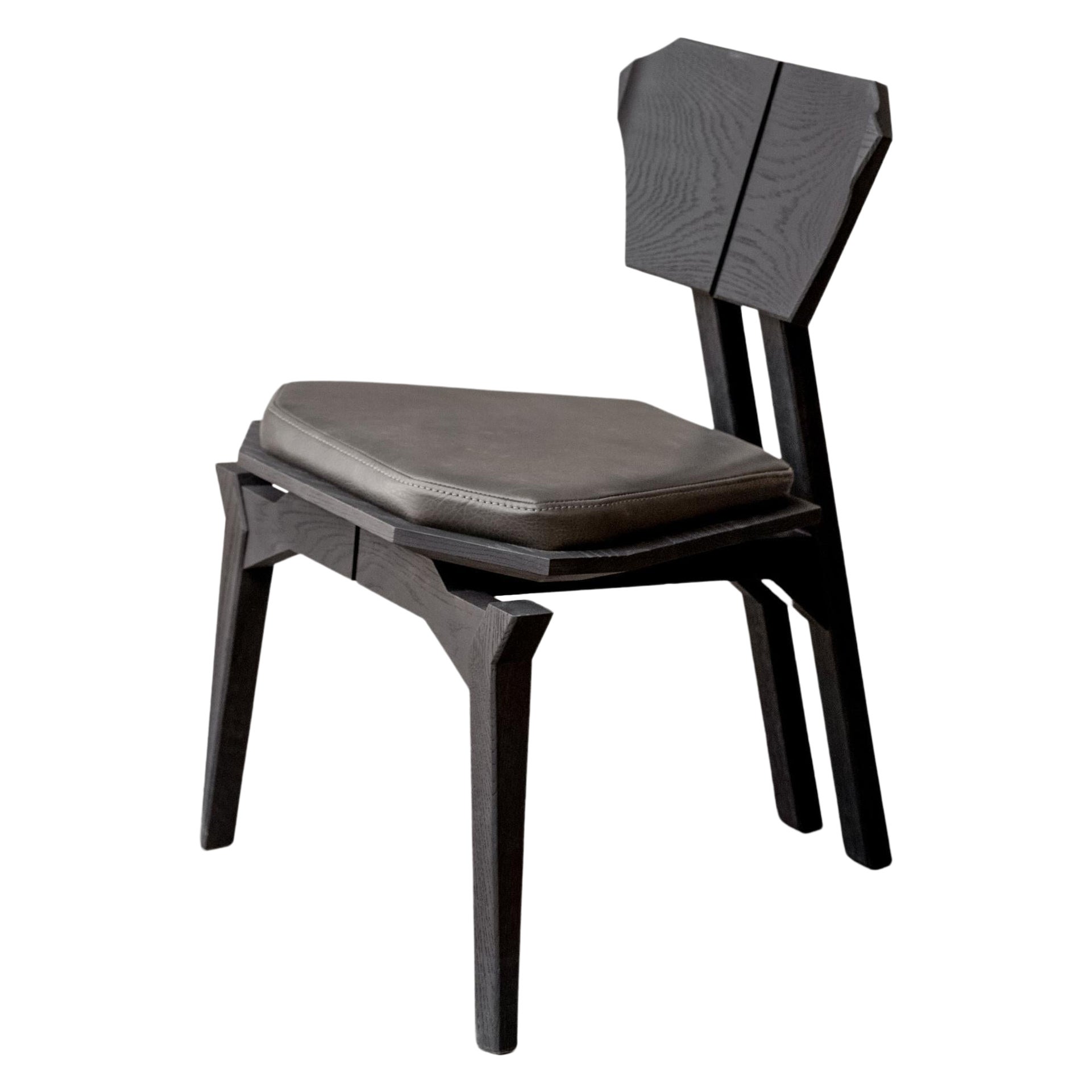 Black Ángulo Chair by Arturo Verástegui For Sale