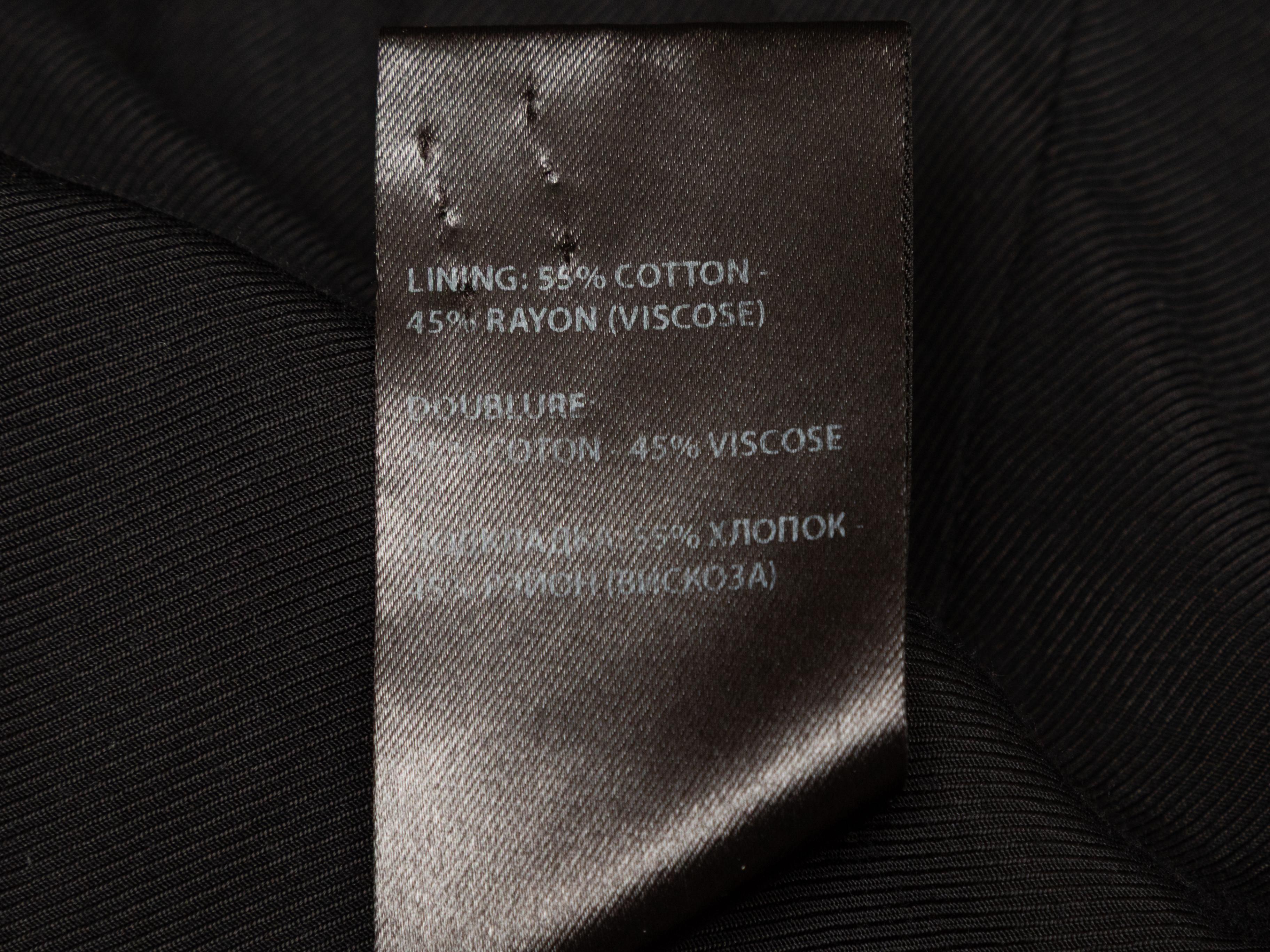 Ann Demeulemeester nero con rifiniture in maglia e avvolgente taglia EU 38 in vendita 1