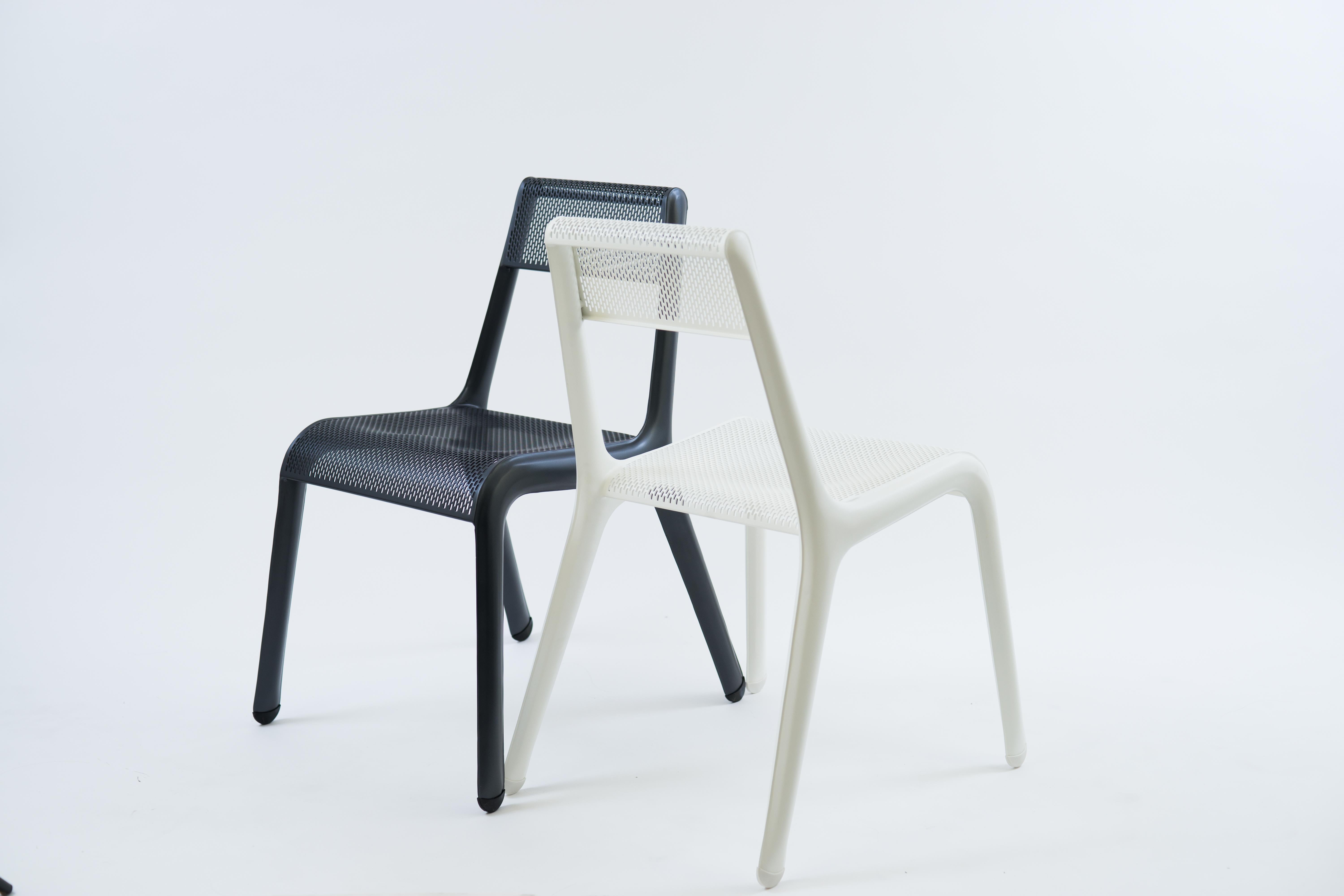 Black Anodic Ultraleggera Chair by Zieta For Sale 4
