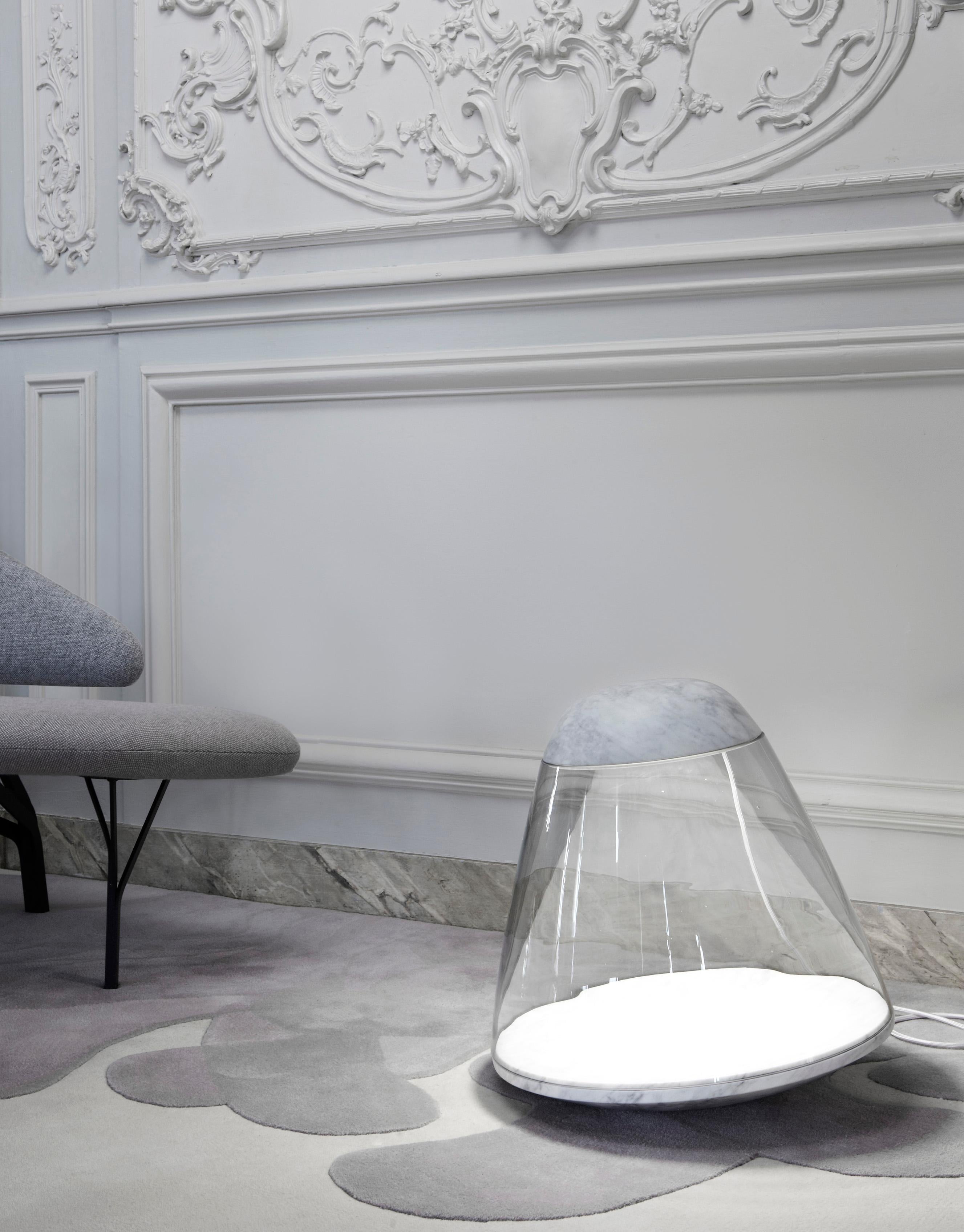 Organic Modern Black Apollo Floor Lamp, Dan Yeffet & Lucie Koldova For Sale
