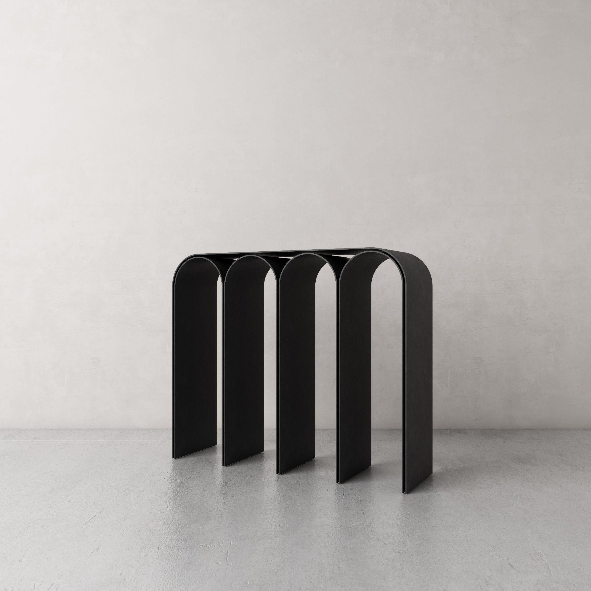 black arch console table