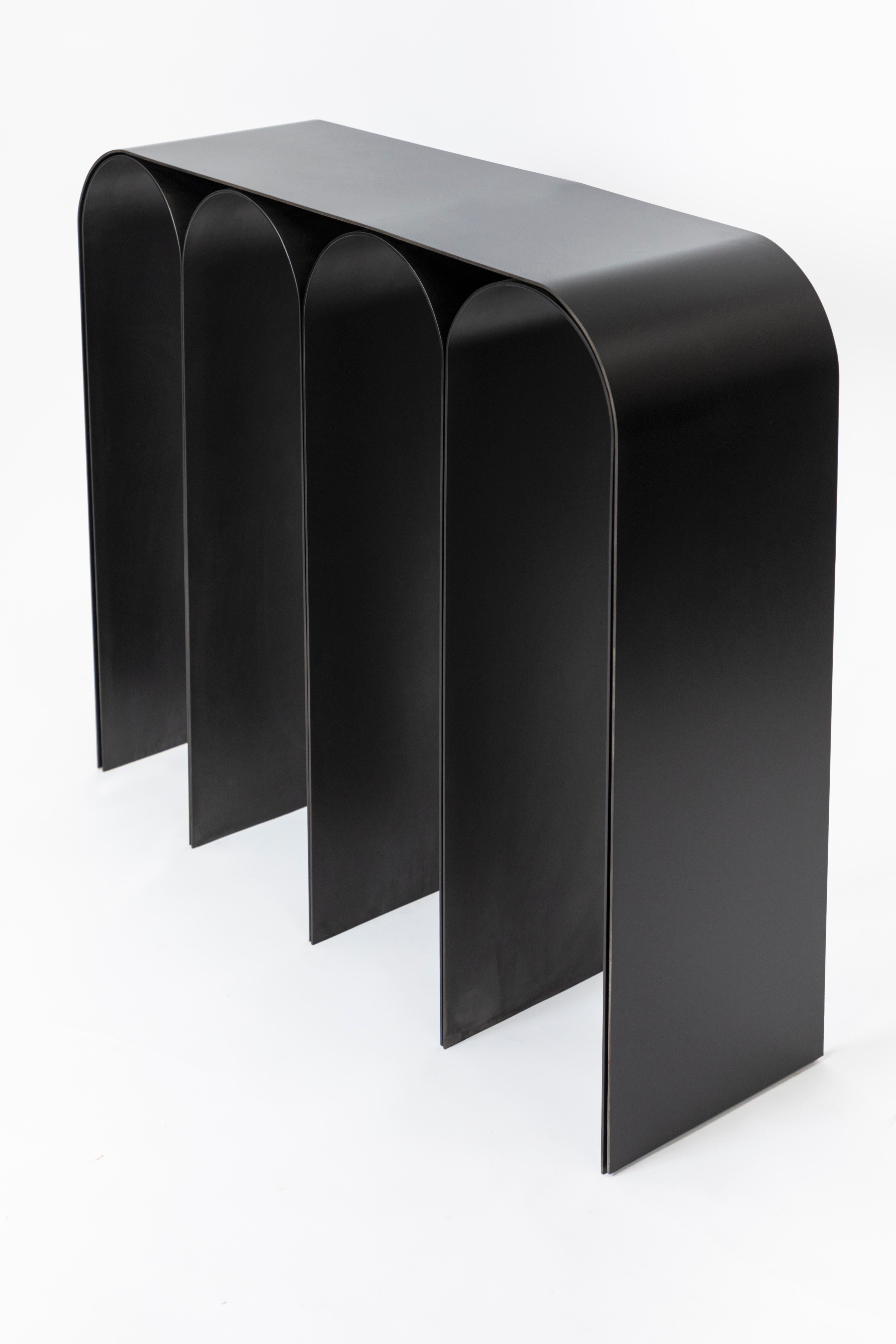 Console en arc noir de Pietro Franceschini en vente 1