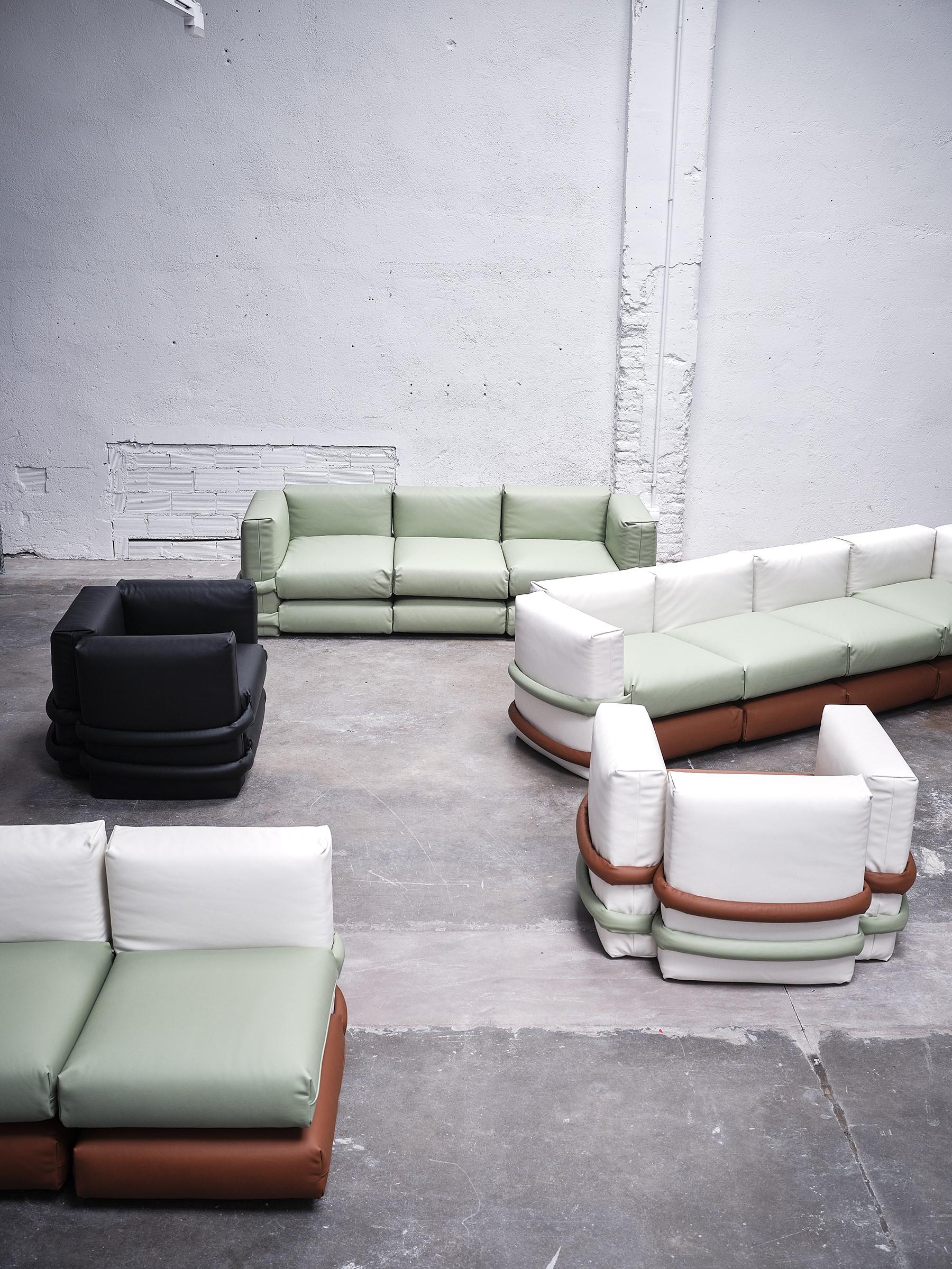 Contemporary Black Armchair 