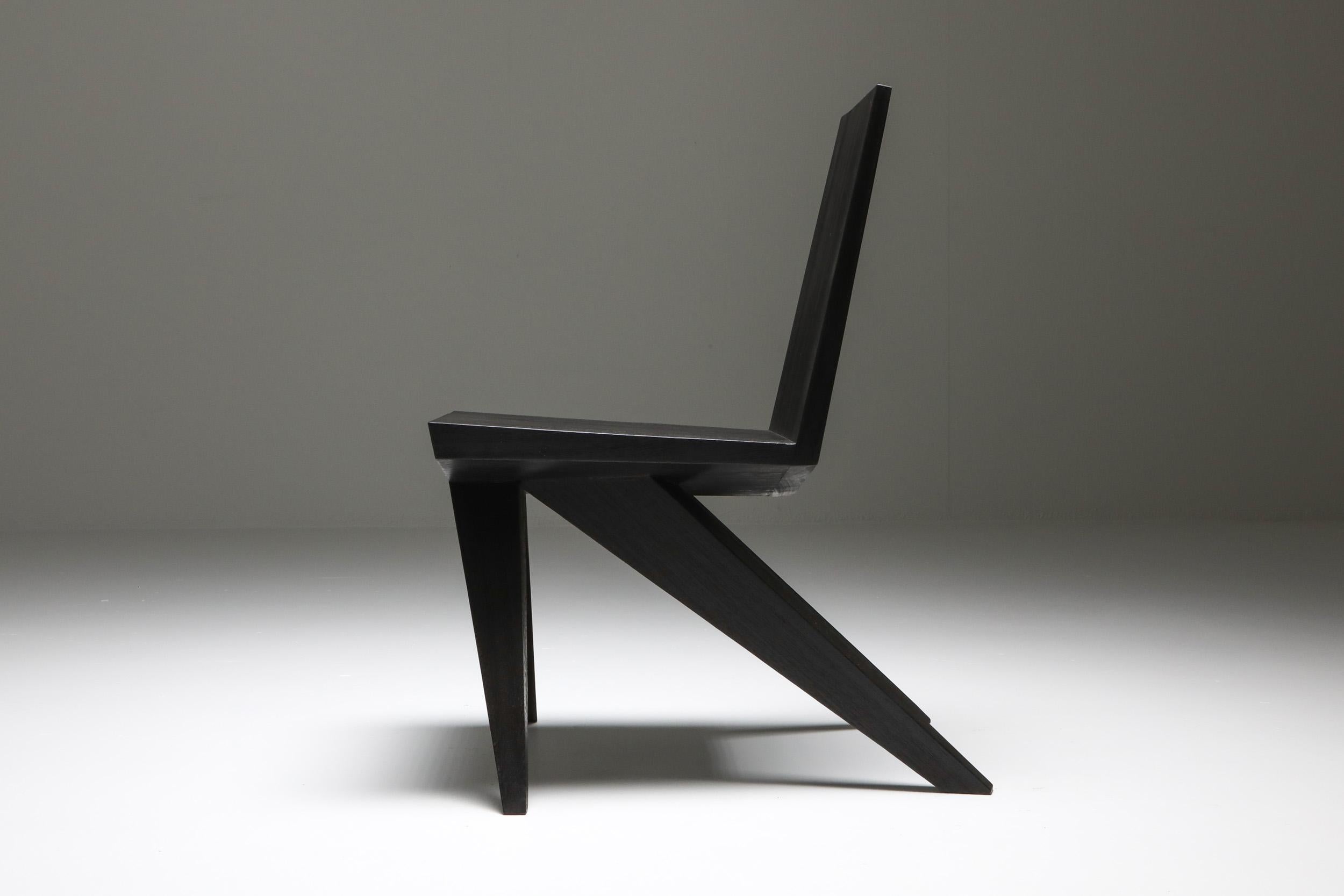 Black Arno Declercq, Dining Chair 3