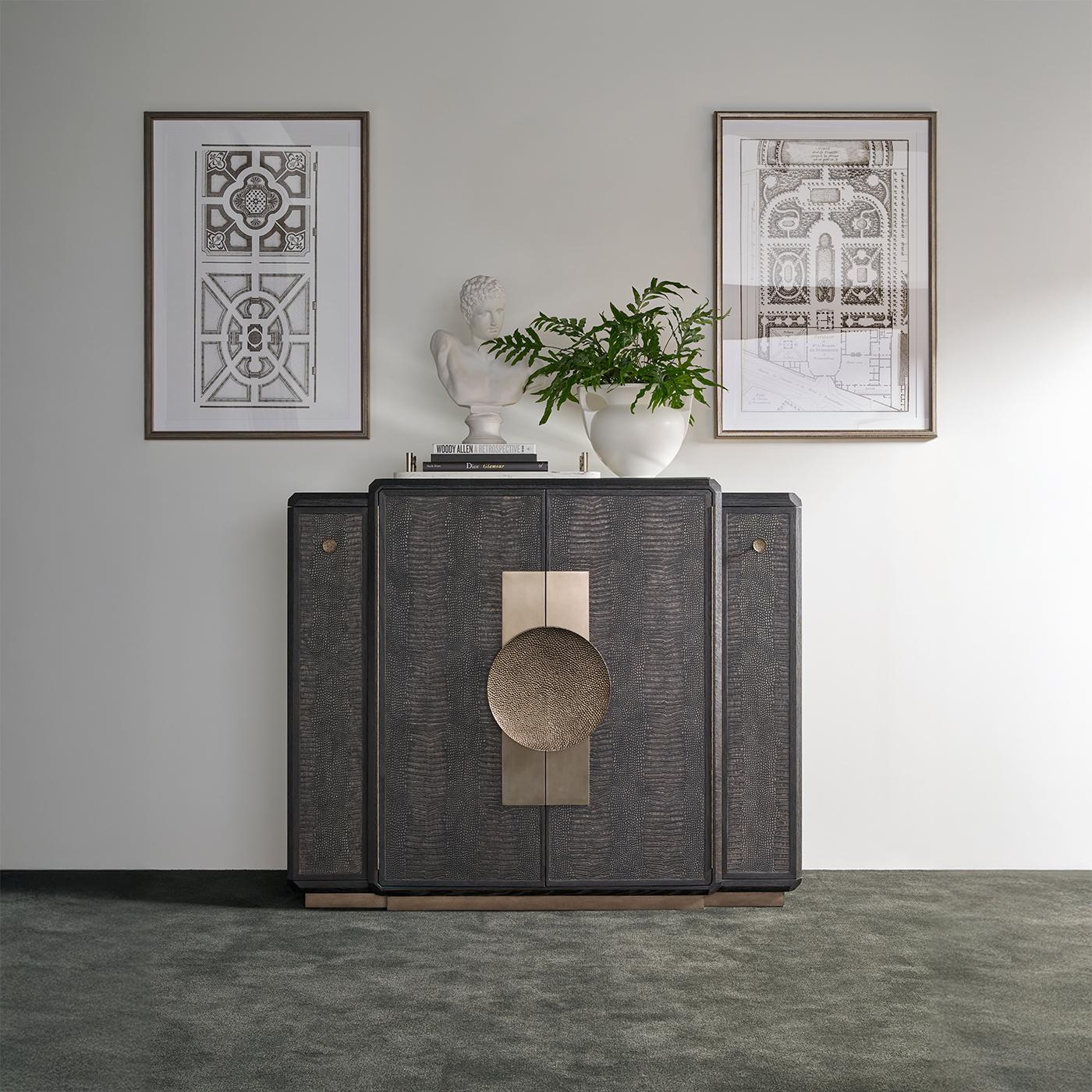 Mueble Bar Art Decó Negro en venta 5