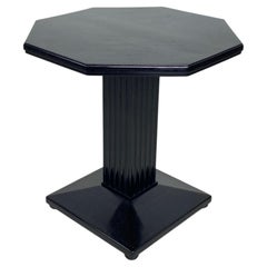 Black art deco coffee table