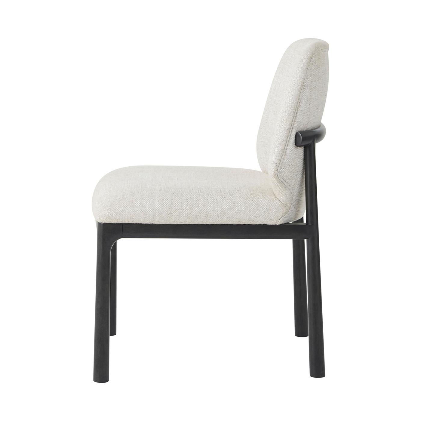 Schwarze Art-Déco-Esszimmerstühle (Art déco) im Angebot