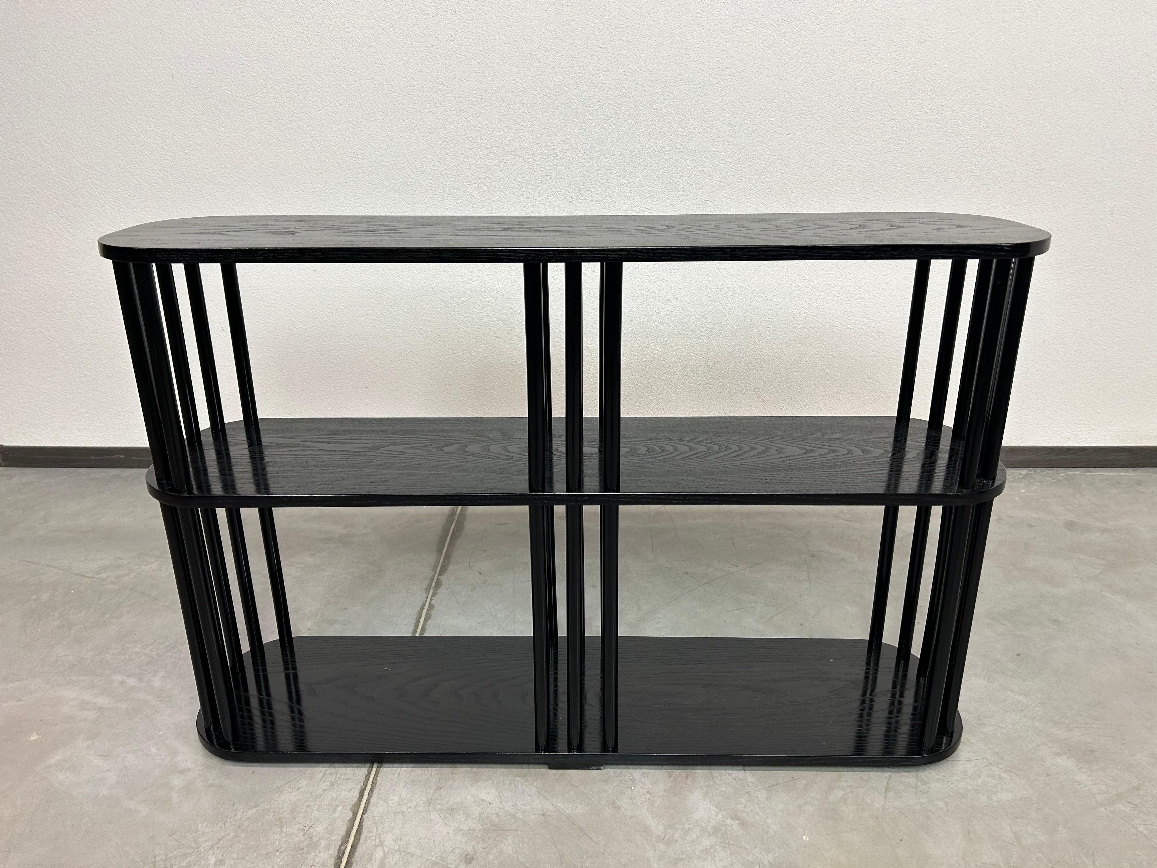 Schwarze Art-déco-Etagere im Angebot 3