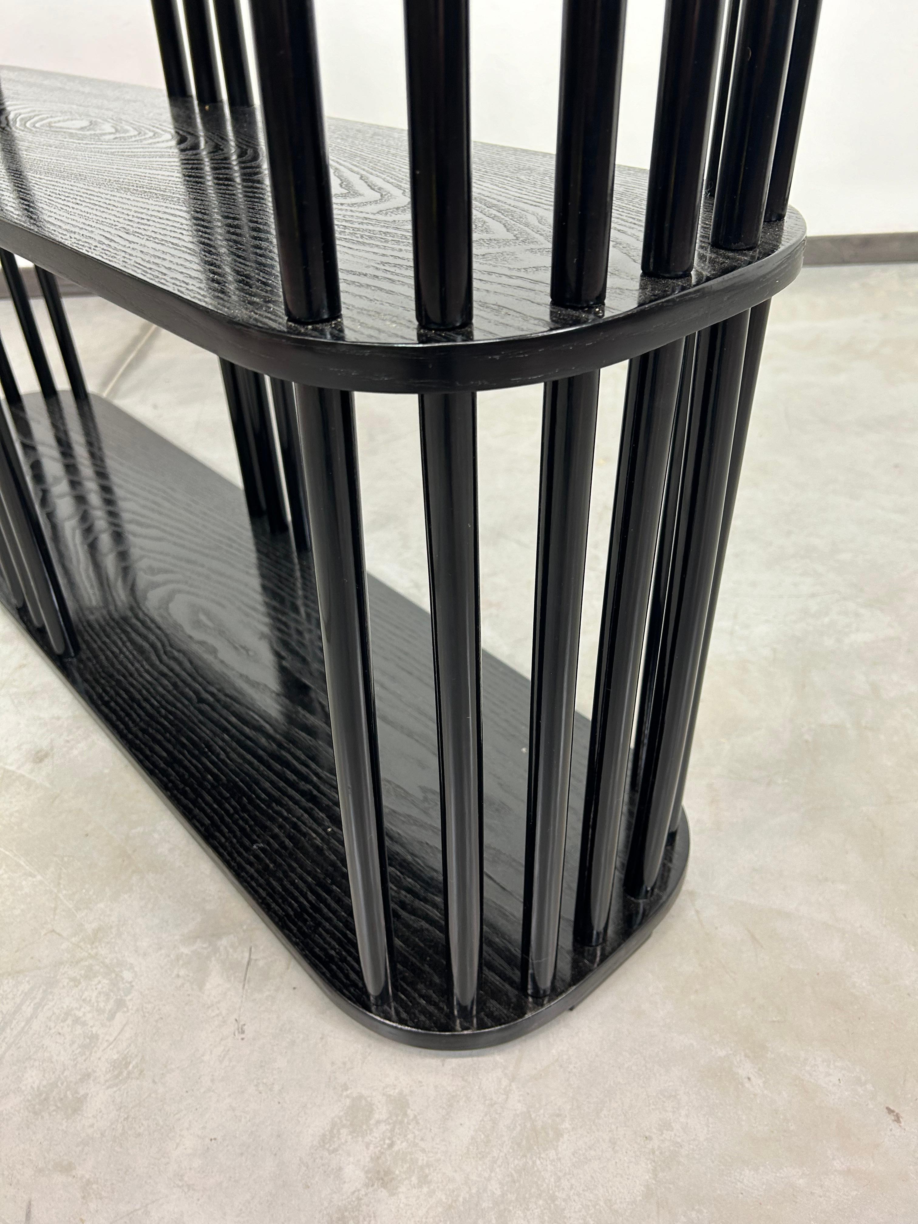 Schwarze Art-déco-Etagere im Angebot 1
