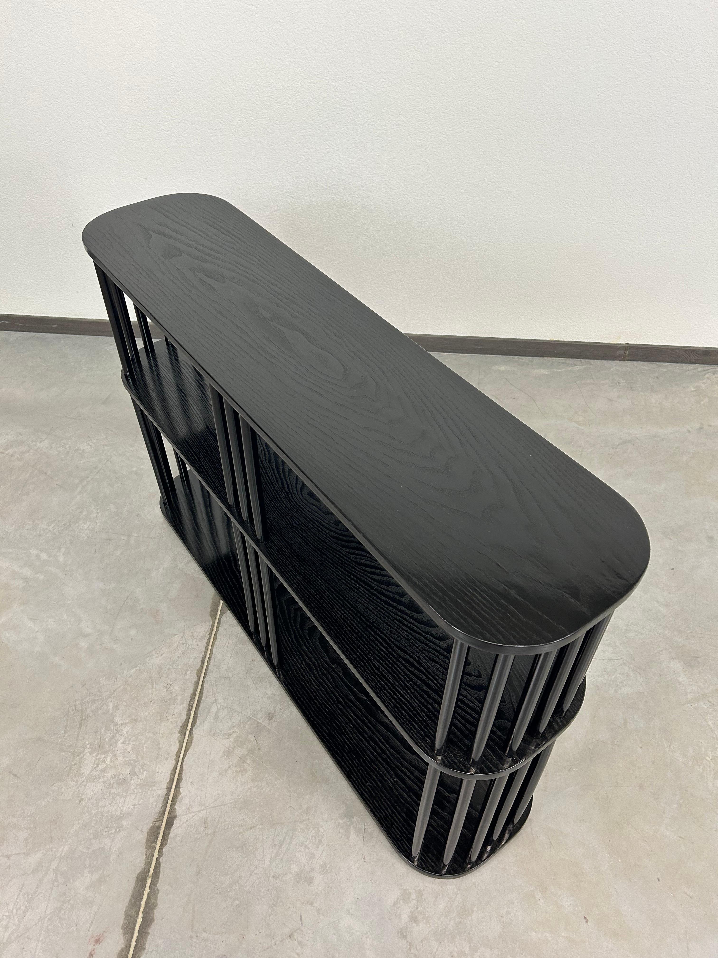 Black art deco etagere For Sale 2