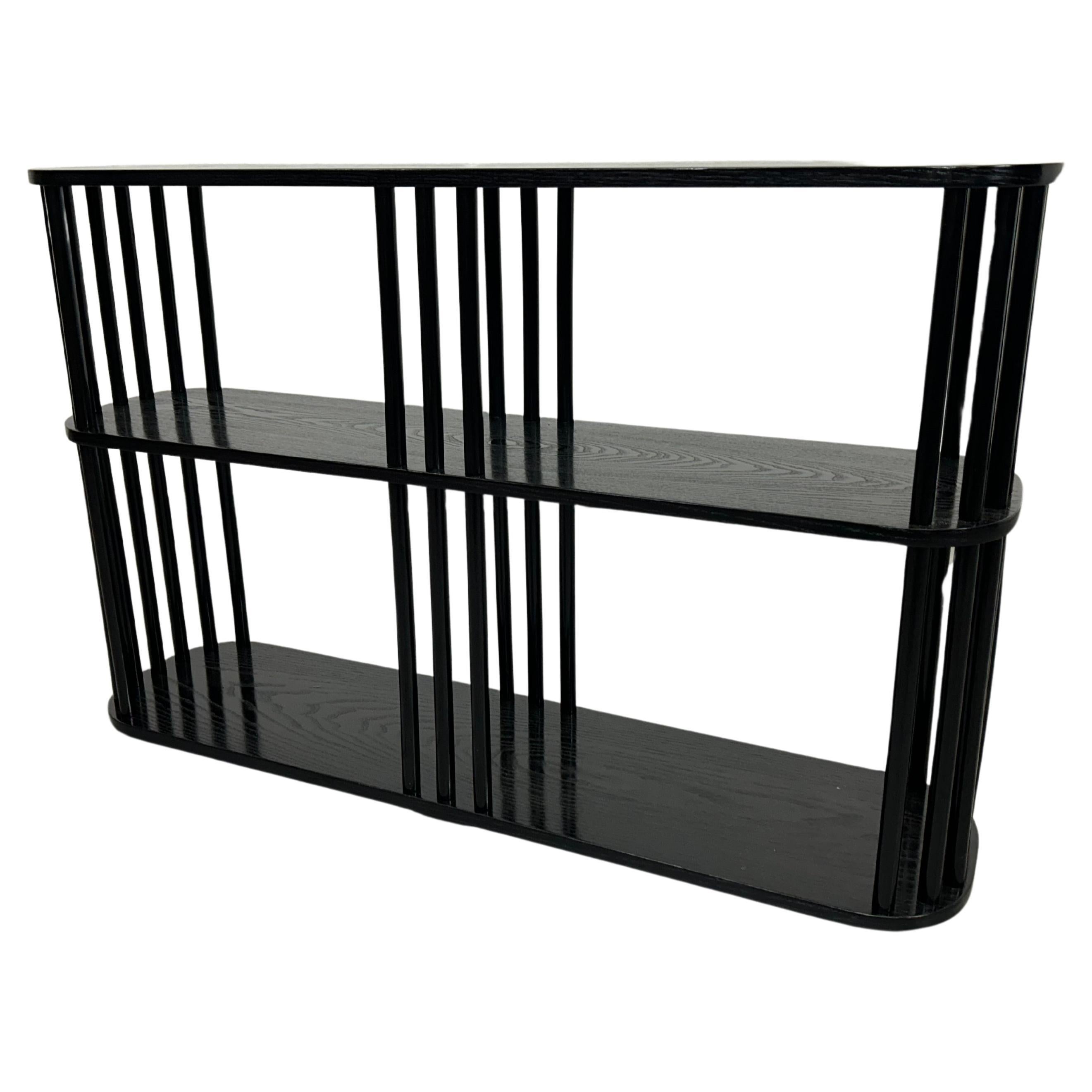 Black art deco etagere For Sale