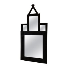 Black Art Deco Mirror