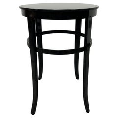 Black art deco side table by Thonet