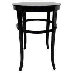 Vintage Black art deco side table by Thonet