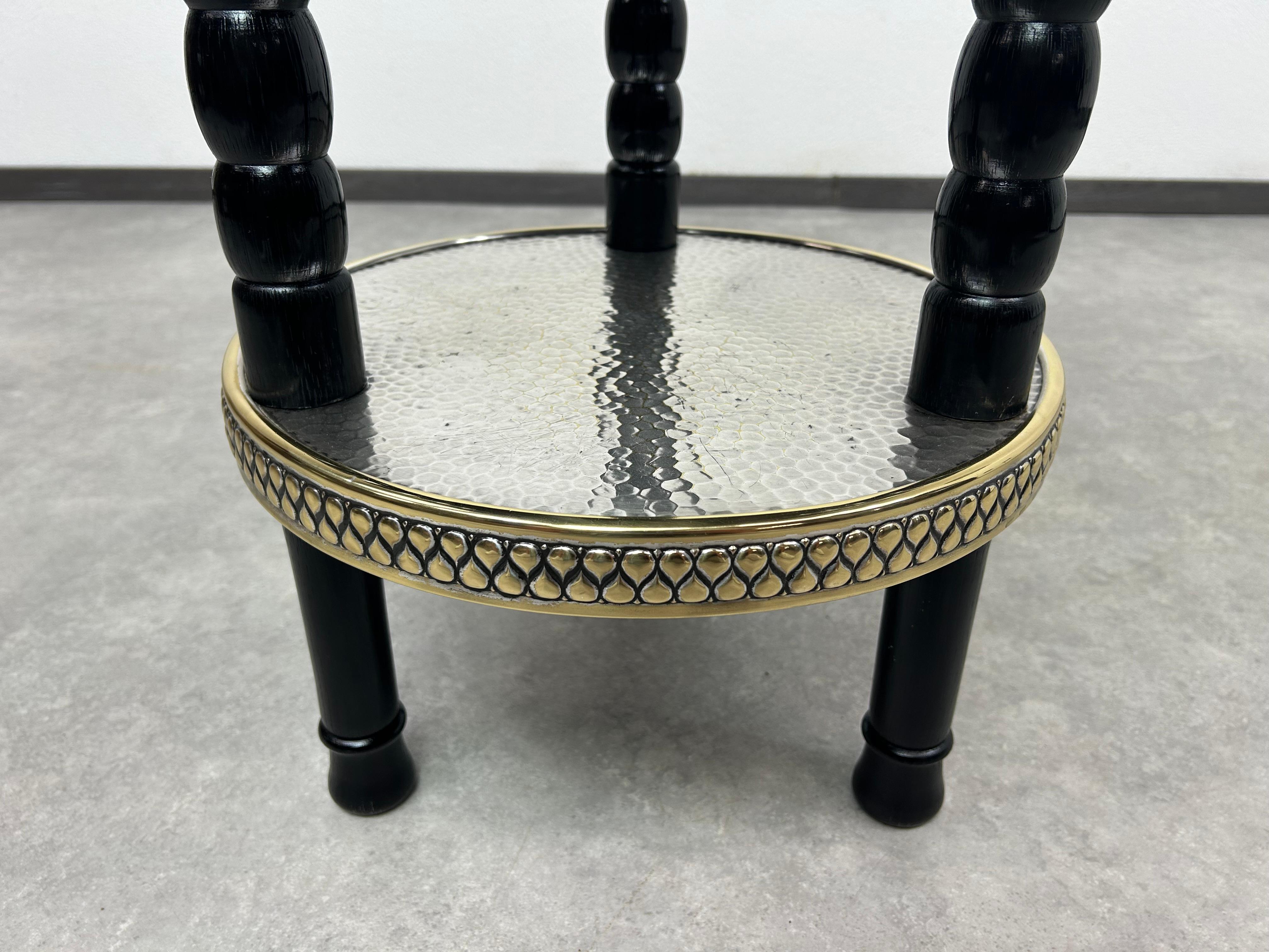 Tavolino Art Deco nero in vendita 1