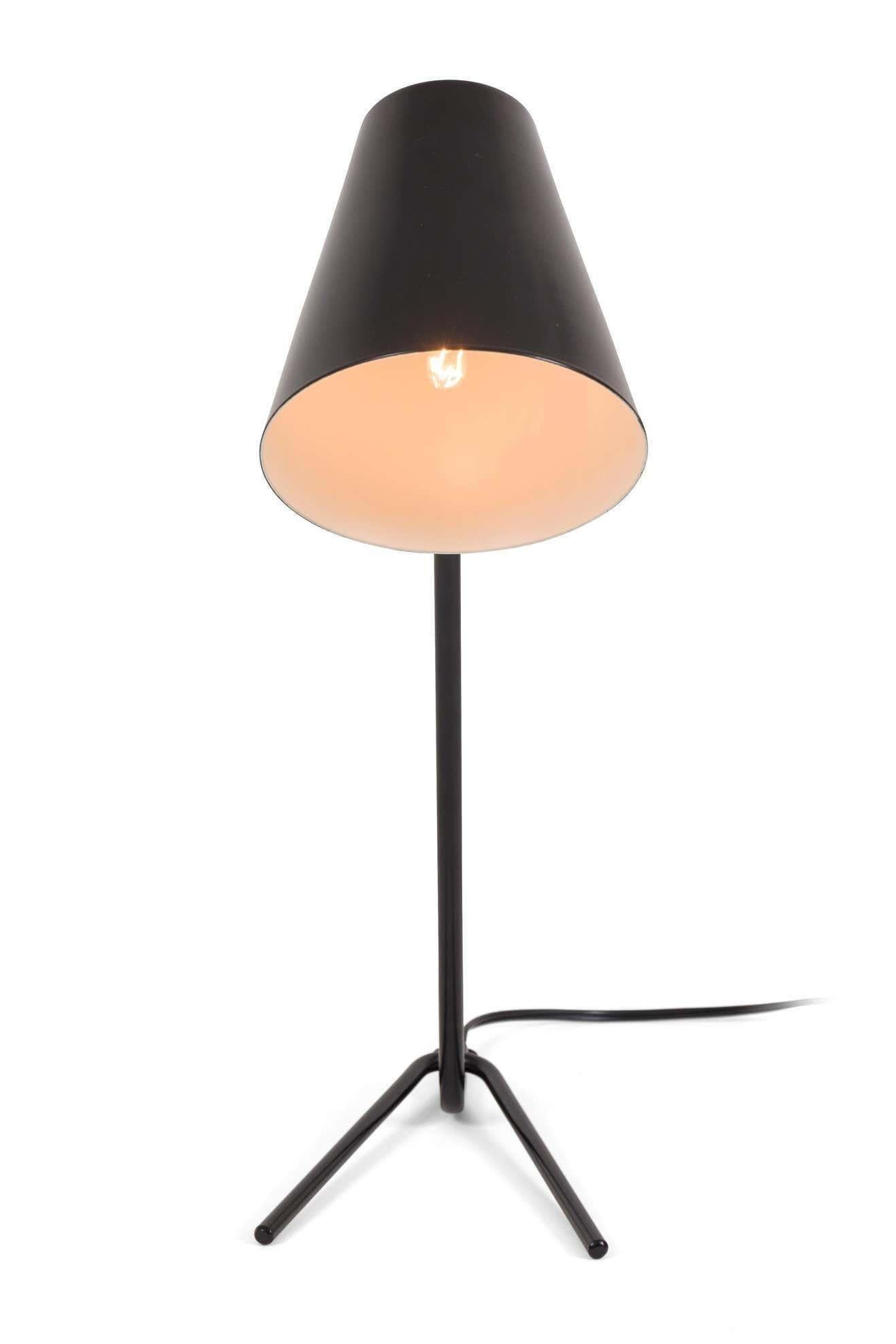 Mid-Century Modern Black Articulating Mid-Century Style Italian Desk Lamp or Wall Light