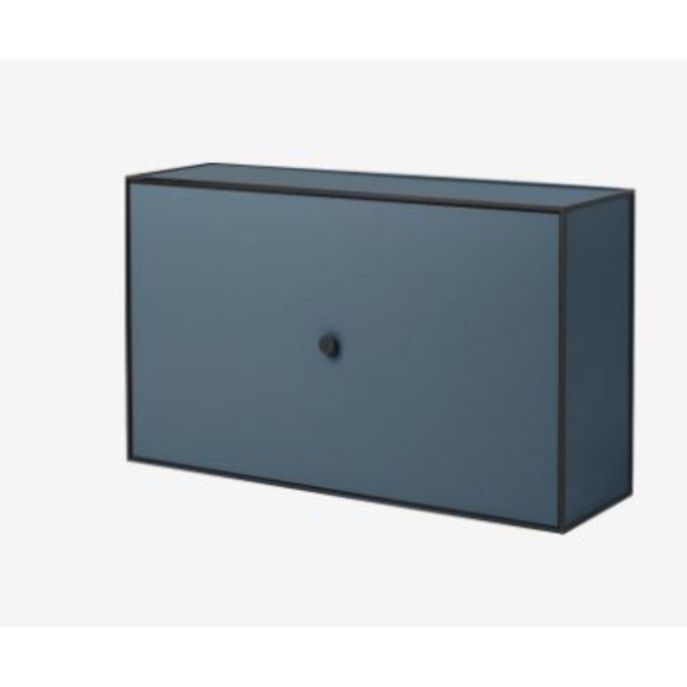 Modern Black Ash Frame Shoe Cabinet by Lassen For Sale