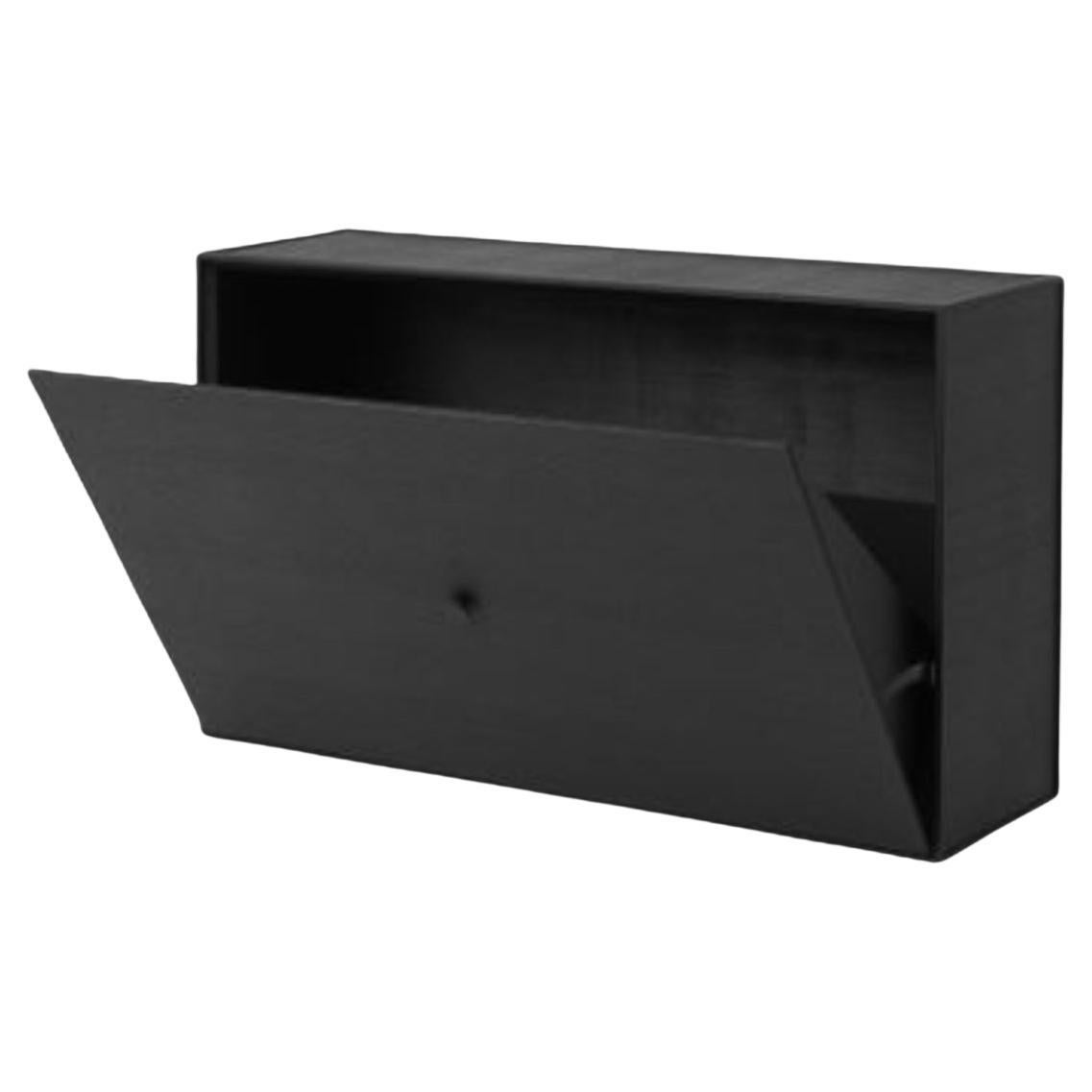 Black Ash Frame Shoe Cabinet by Lassen For Sale