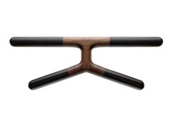 Black Ash "Jeeves" Wall Mounted Valet Stand, Tolila & Gilliland