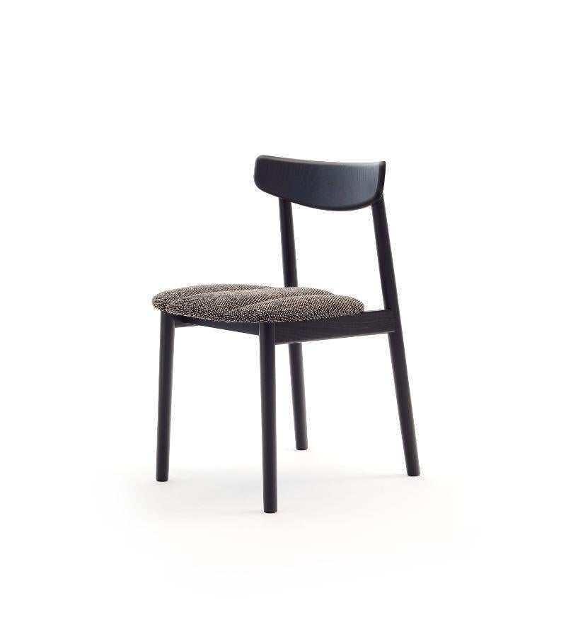 Black ash klee chair 2 by Sebastian Herkner
Materials: Natural ash. Fabric. 
Technique: Black stained. Seat upholstered in fabric. 
Dimensions: D 45 x W 42 x H 78 cm 
Available in natural oak and upholstered in different fabrics. 


COEDITION