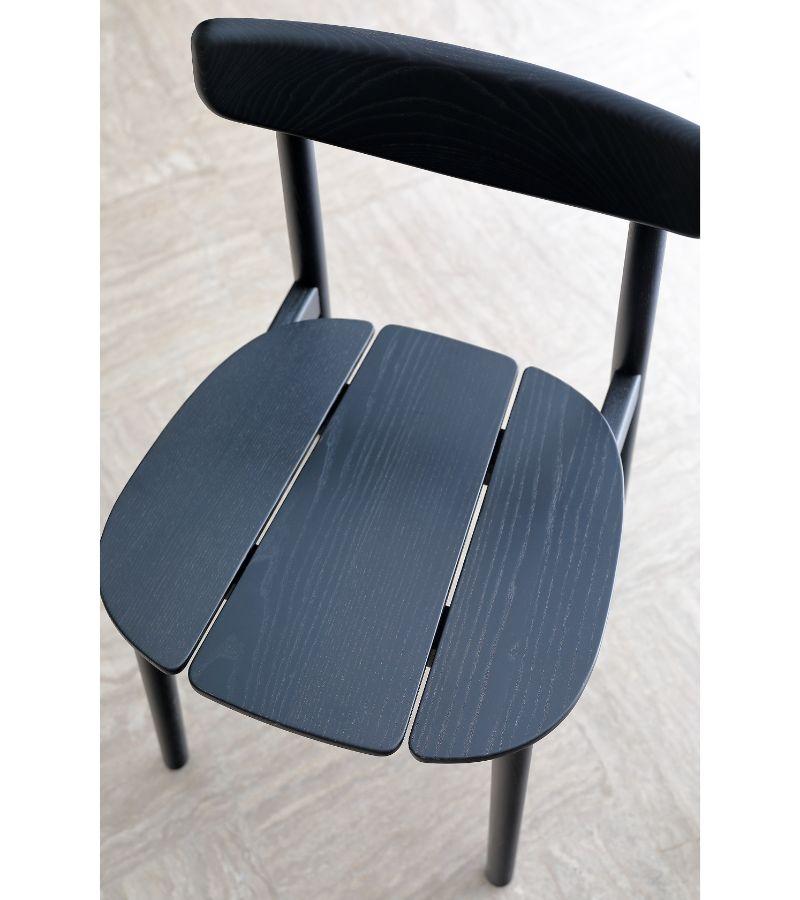 Stained Black Ash Klee Chair 2 by Sebastian Herkner For Sale