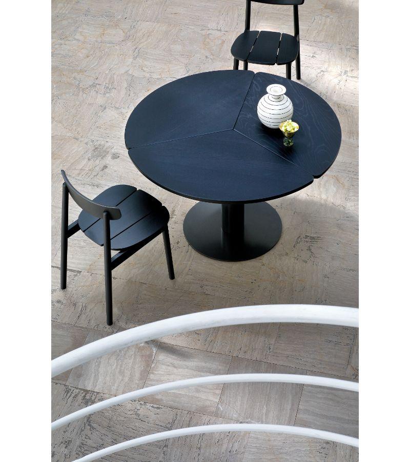 Lacquered Black Ash Large Klee Table by Sebastian Herkner