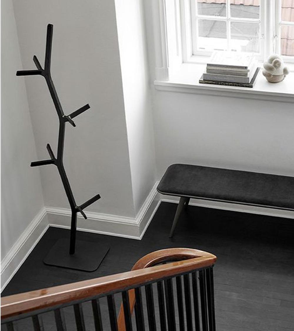 Blackened Nara Coat Stand in Black Ash  by Shin Azumi for Fredericia For Sale