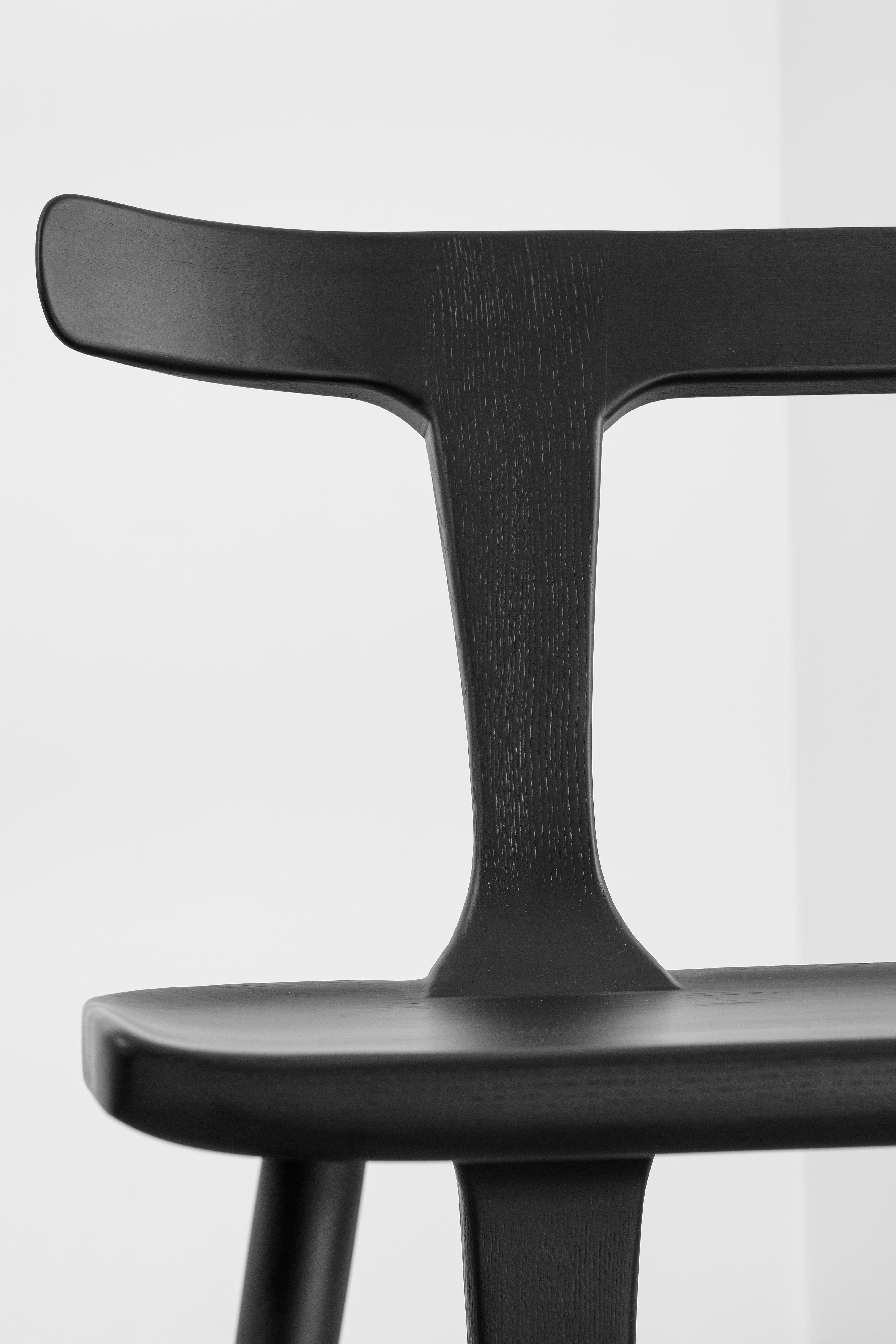 Black Ash Solid Wood Bench For Sale 1