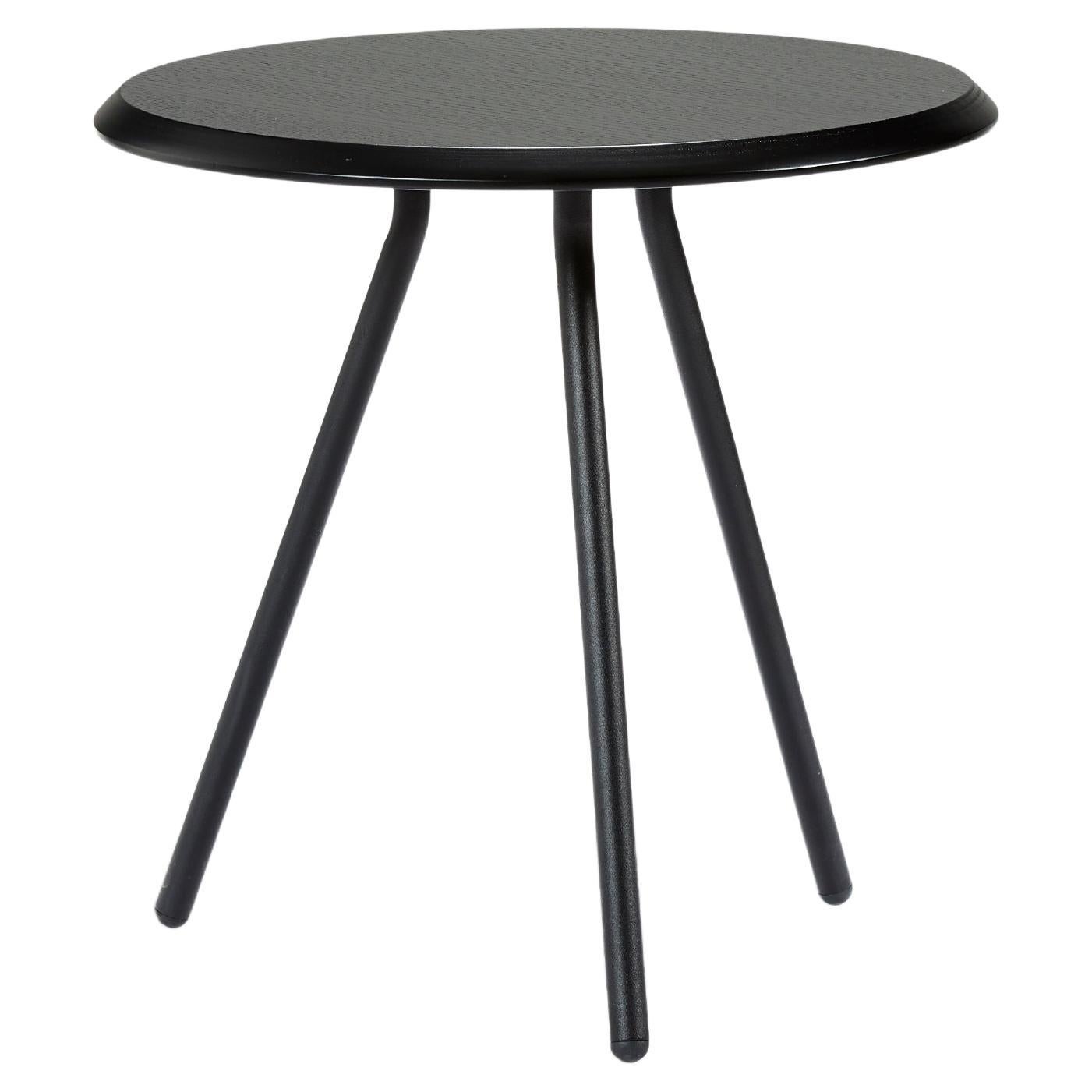 Black Ash Side Table Wolf Sculpted by Lupo Horiōkami For Sale at 1stDibs