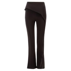 Black Asymmetric Layered Slim FIt Trousers Size XS Black Asymmetric Layered Slim FIt Trousers Size XS