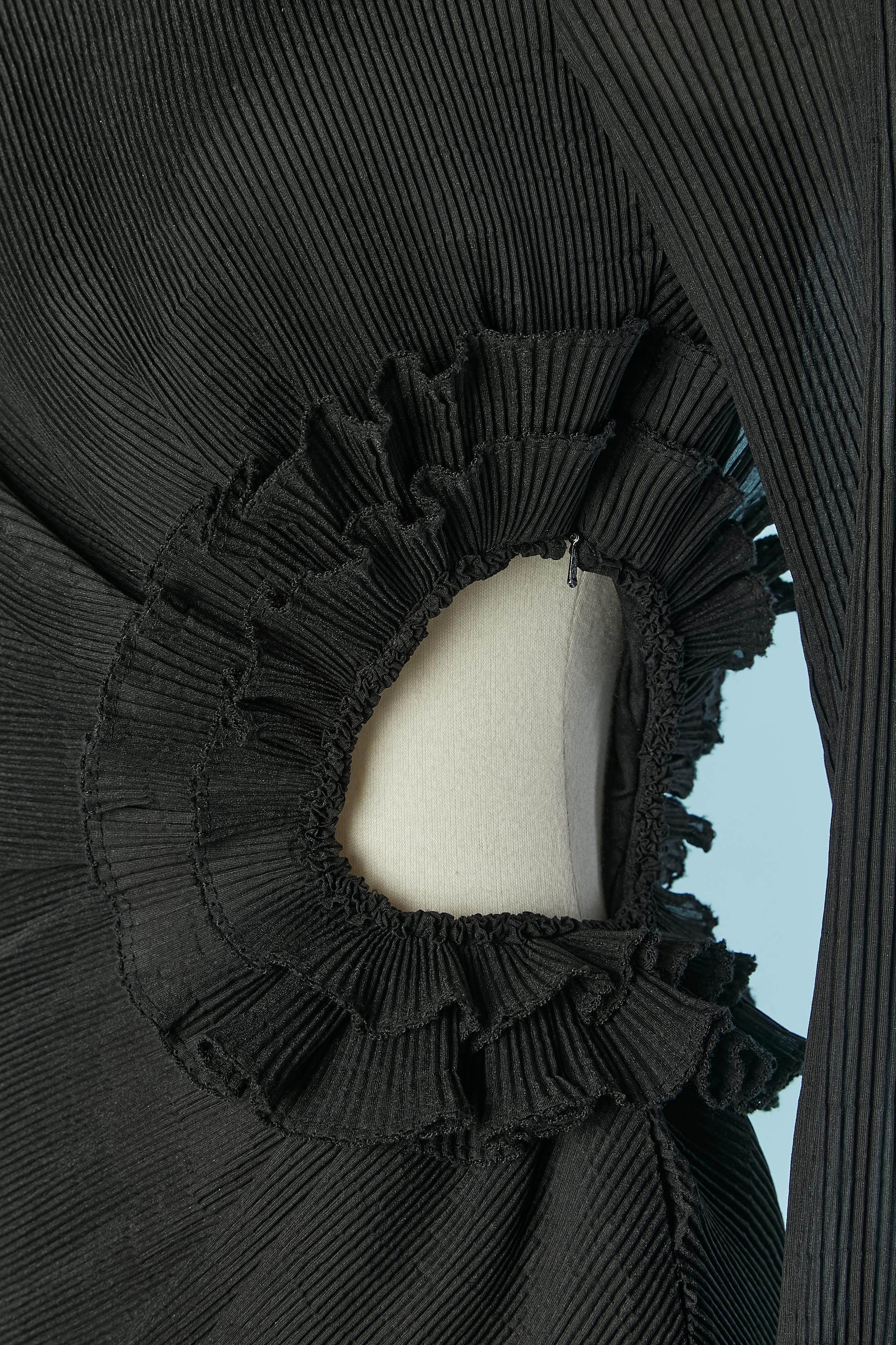 De las mujeres Vestido de cóctel negro asimétrico con volantes ZIMMERMANN en venta