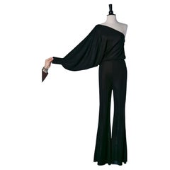 Black asymmetrical jersey Jumpsuit ALEXANDRE VAUTHIER Black asymmetrical jersey Jumpsuit ALEXANDRE VAUTHIER